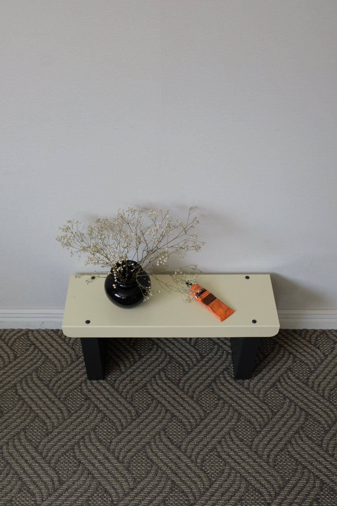 Small Bench / Yellow & Black