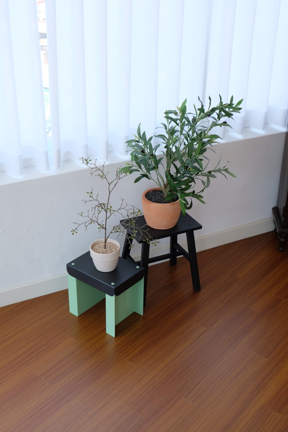 Pico bench / Black & Green