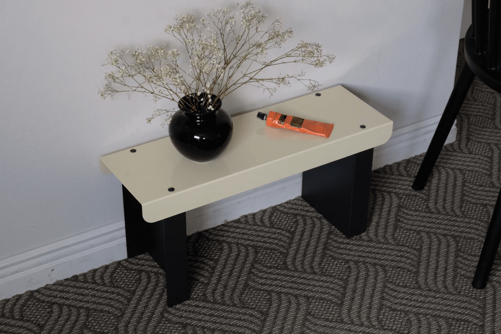 Small Bench / Yellow & Black