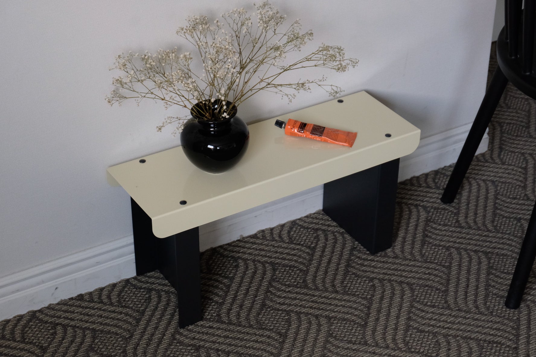 Small Bench / Yellow & Black