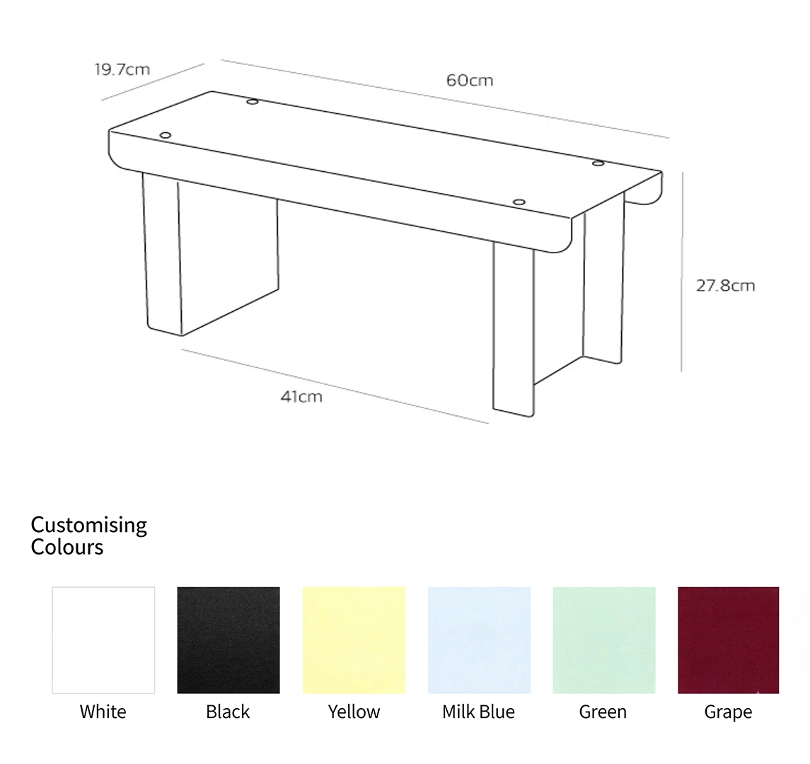 Small Bench | Custom Colour