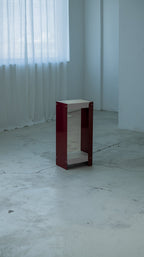 Linea Shelf / White & Grape - ULUROOM
