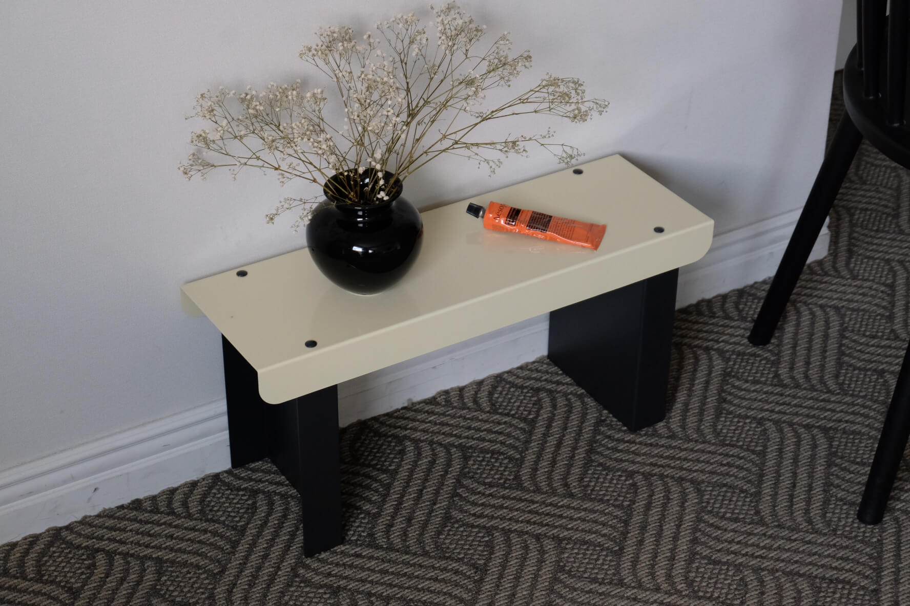 Small Bench / Yellow & Black