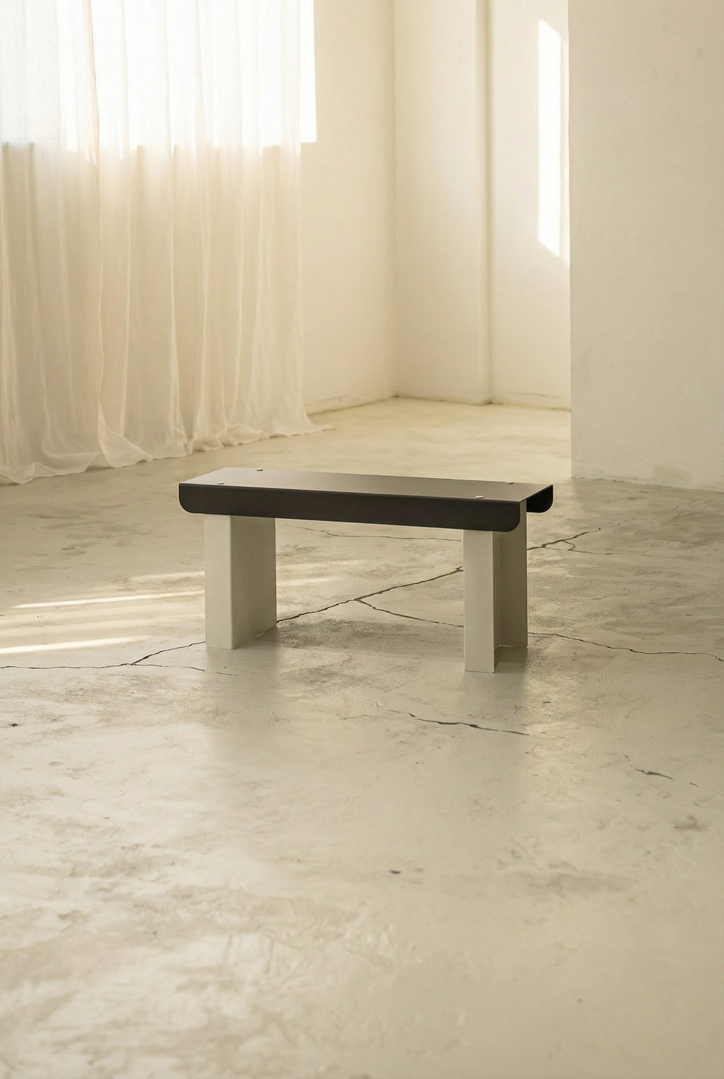 Small Bench / Black & White