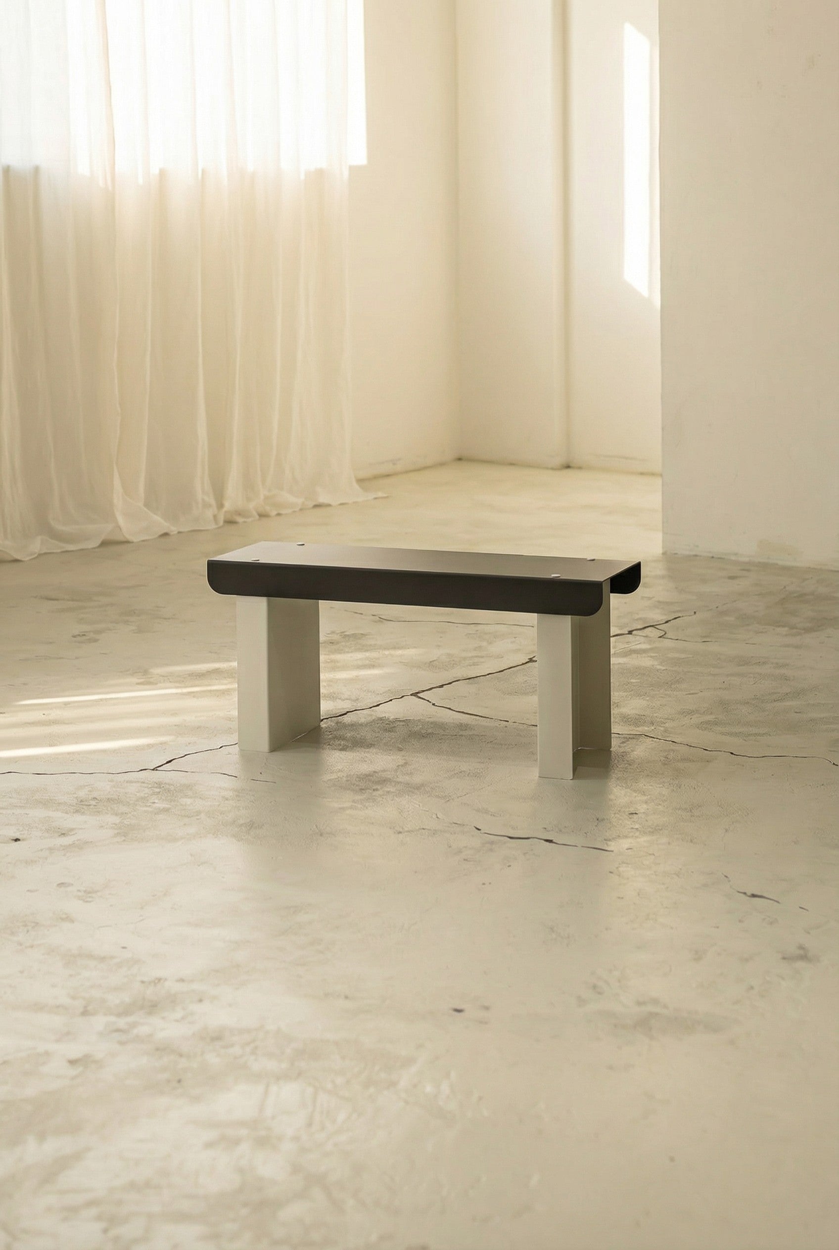 Small Bench / Black & White