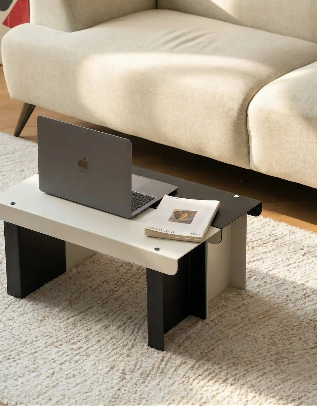 Small Bench / Black & White