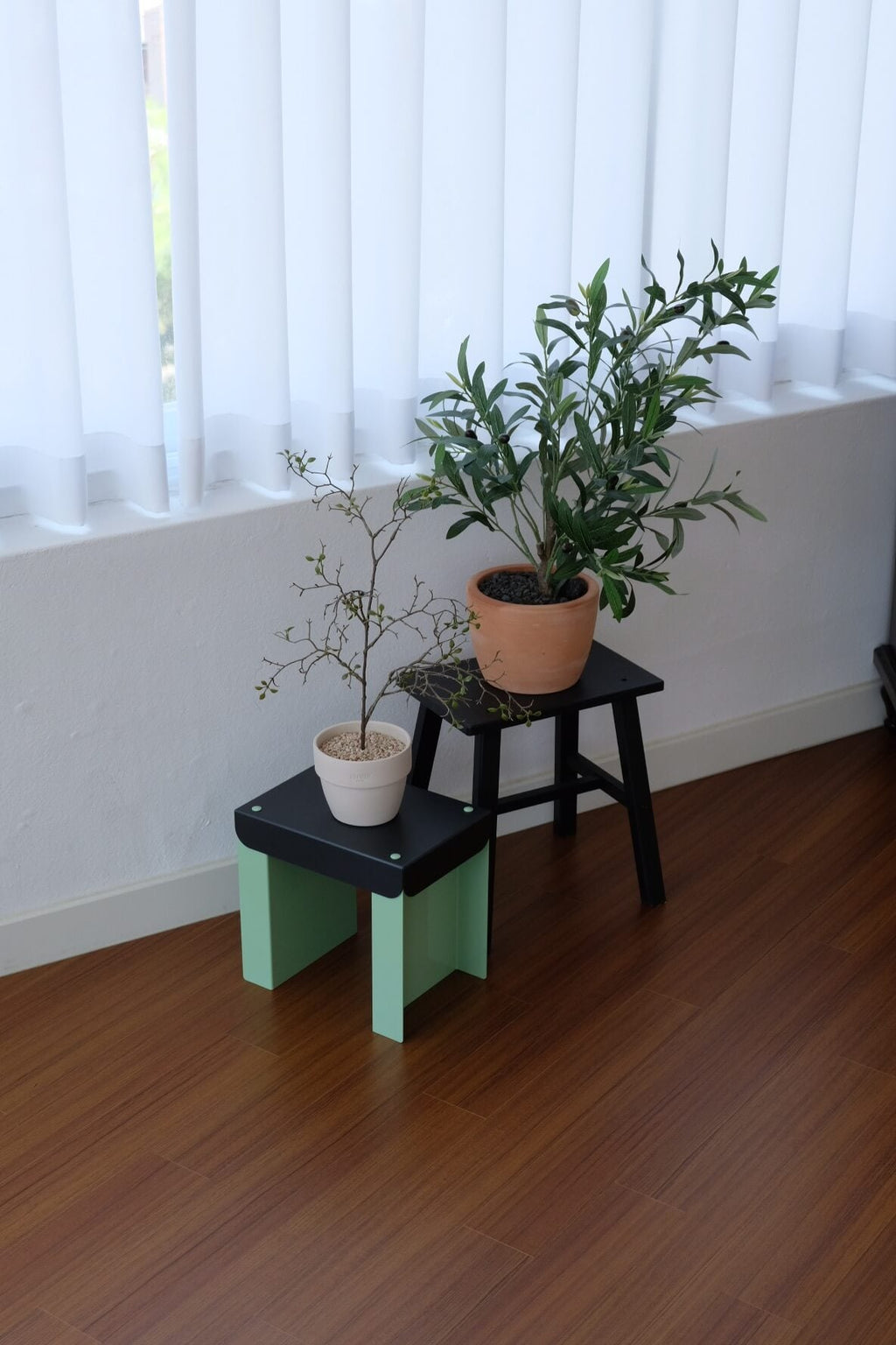 Pico bench / Black & Green - ULUROOM