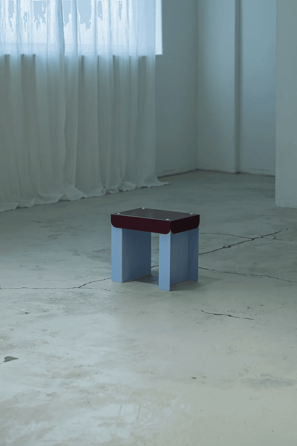 Pico bench / Grape & Milk Blue - ULUROOM