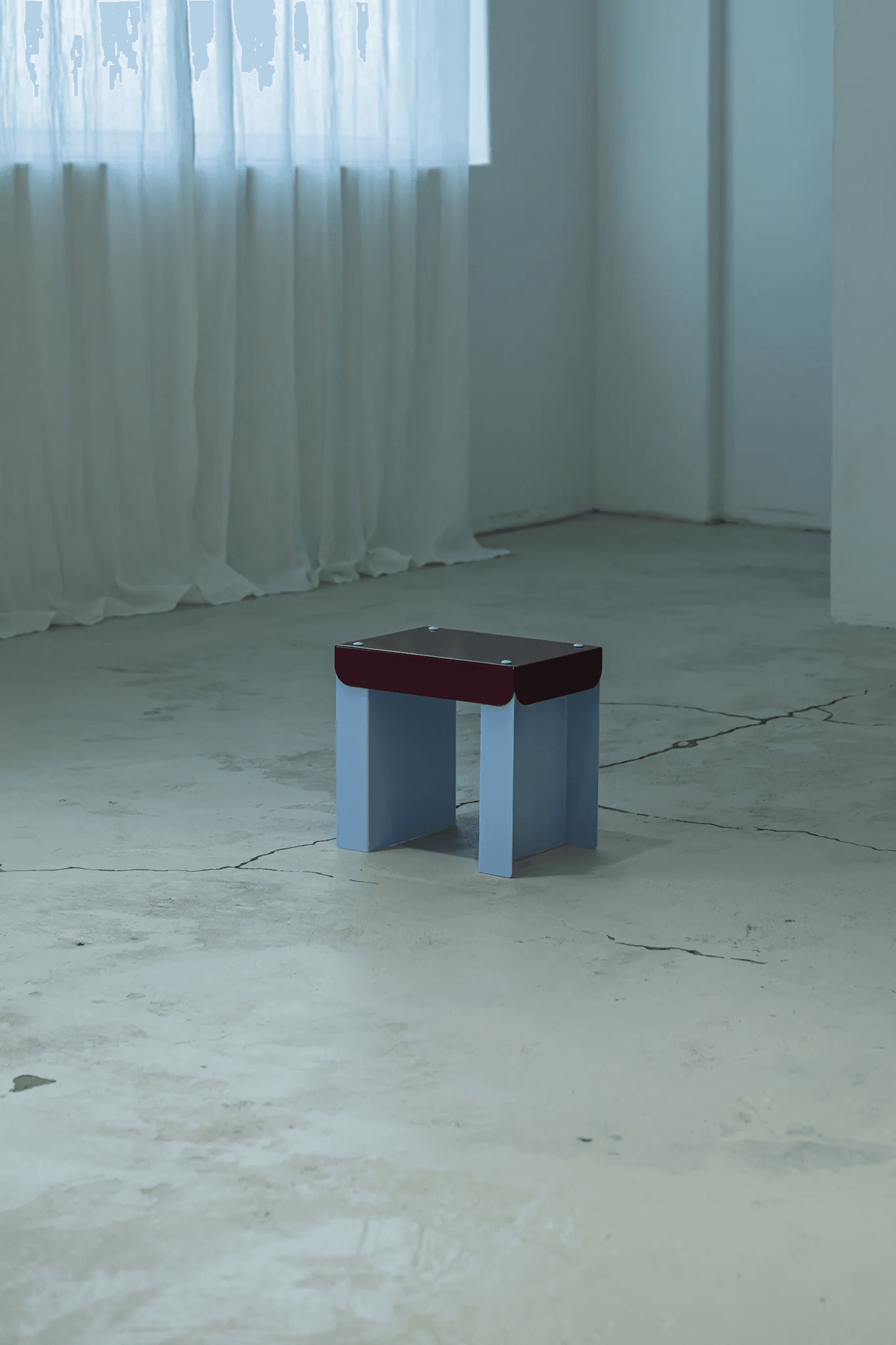 Pico bench / Grape & Milk Blue - ULUROOM