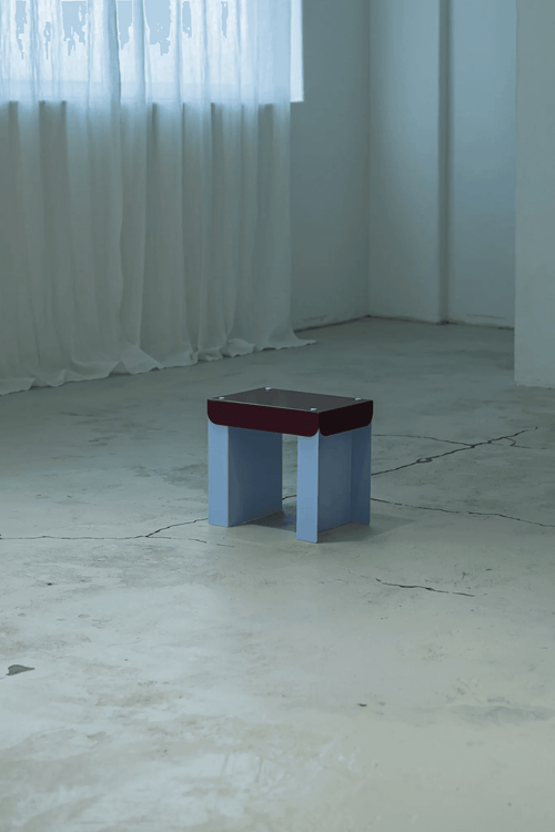Pico bench / Grape & Milk Blue - ULUROOM
