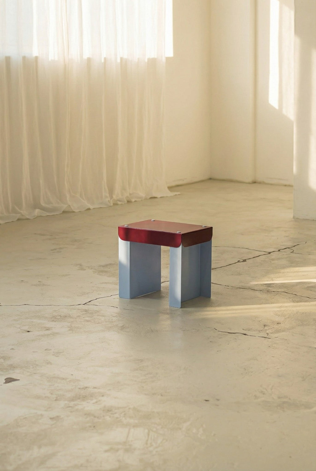 Pico bench / Grape & Milk Blue - ULUROOM