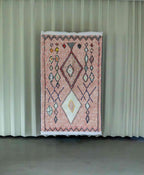 Pink Block Rug - ULUROOM