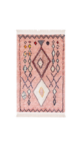 Pink Block Rug - ULUROOM