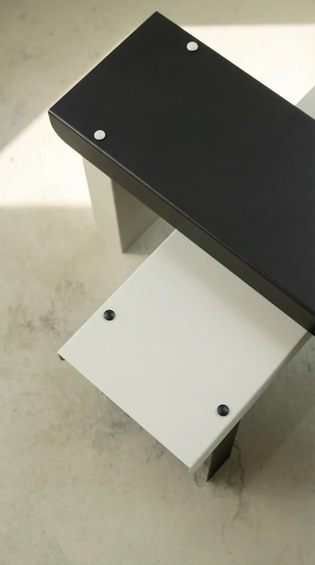 Small Bench / Black & White - ULUROOM
