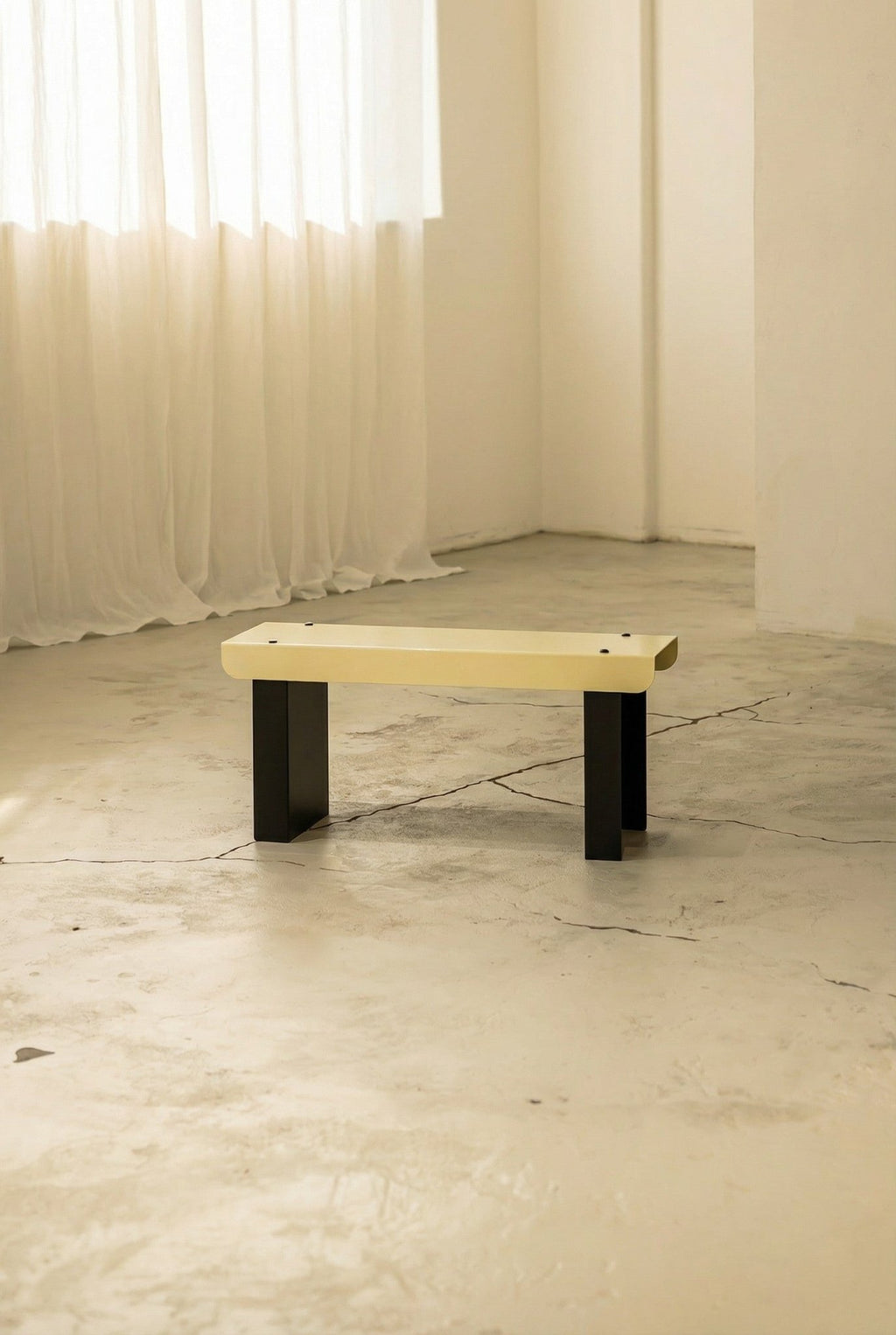 Small Bench / Yellow & Black - ULUROOM