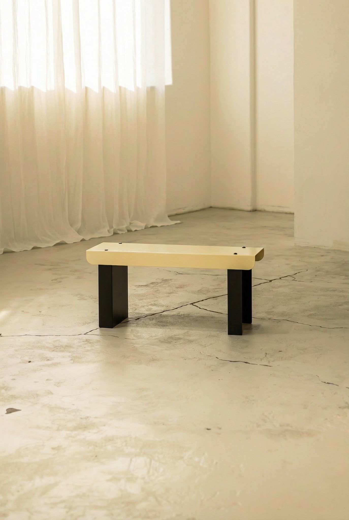 Small Bench / Yellow & Black - ULUROOM