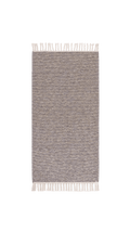 Snow Tassel Textured Rug - ULUROOM